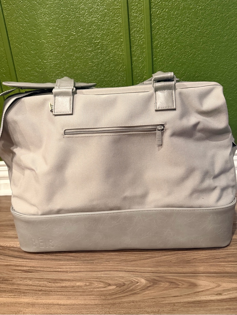 BEIS Light Gray Weekender with Shoulder Strap - Picture 2 of 8
